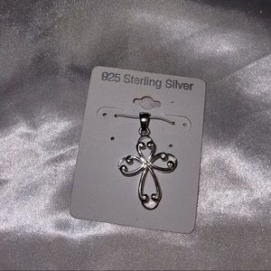 Sterling 925 cross pendant new with tag